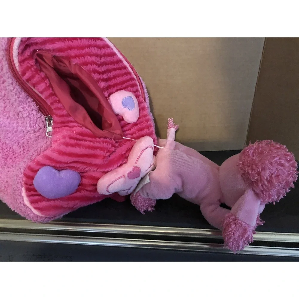 Child's Backpack, Poodle Plush Toddler Backpack